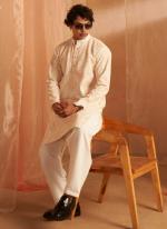 Viscose Yellow Eid Wear Chikankari Embroidery Readymade Kurta Pajama